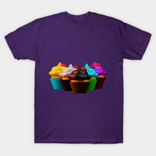 Cupcakes Flavours T-Shirt